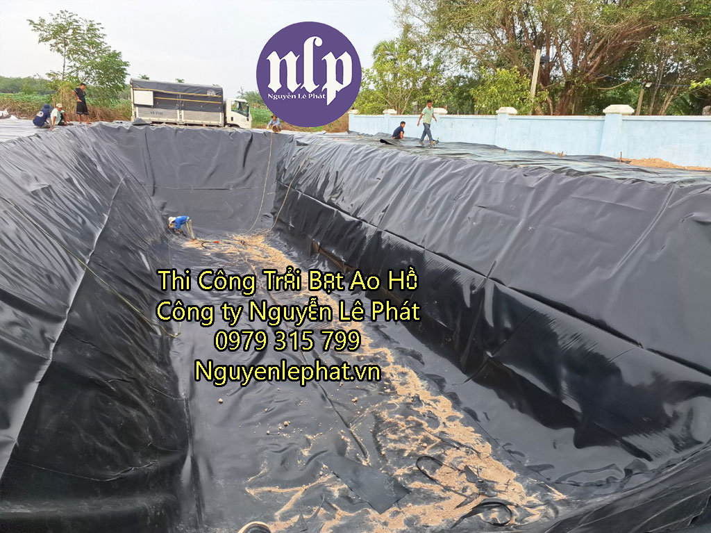 Màng Chống Thấm Nước HDPE Ao Hồ Nuôi Tôm Cá Tại Long An