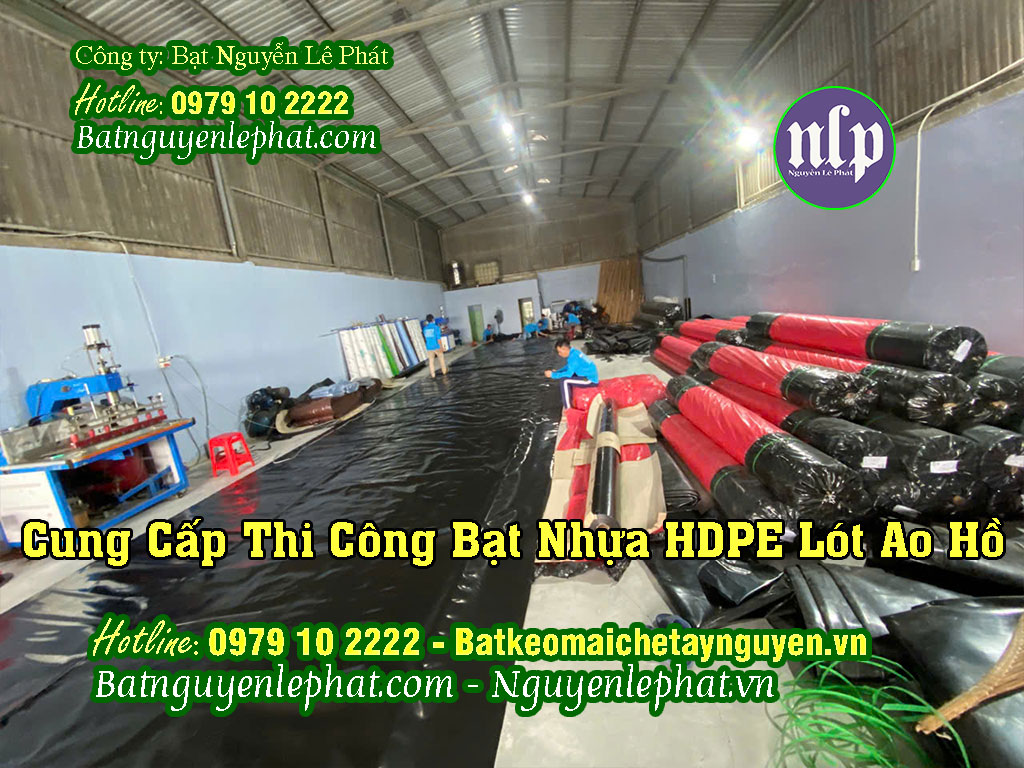 Màng bạt lót hồ chứa nước tưới cây HDPE Màng bạt lót hồ chứa nước tưới cây HDPE