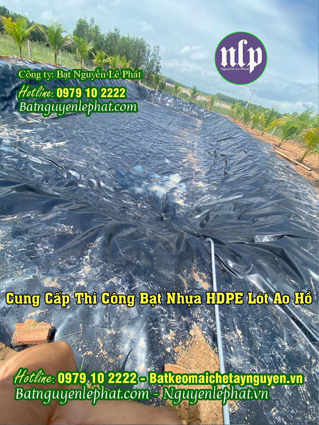 Bạt trải hồ HDPE nuôi cá Bạt trải hồ HDPE nuôi cá