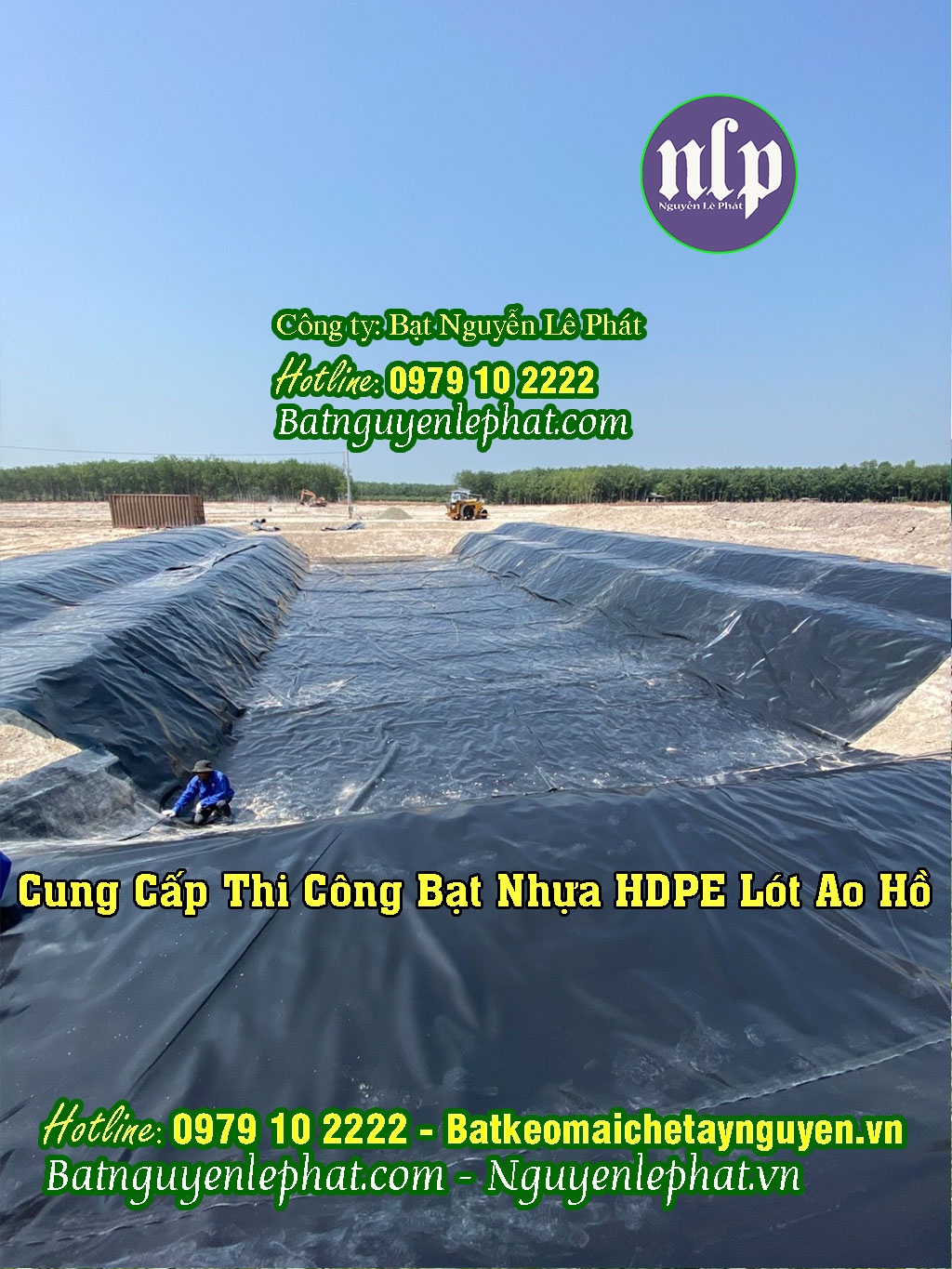 Bạt trải hồ HDPE