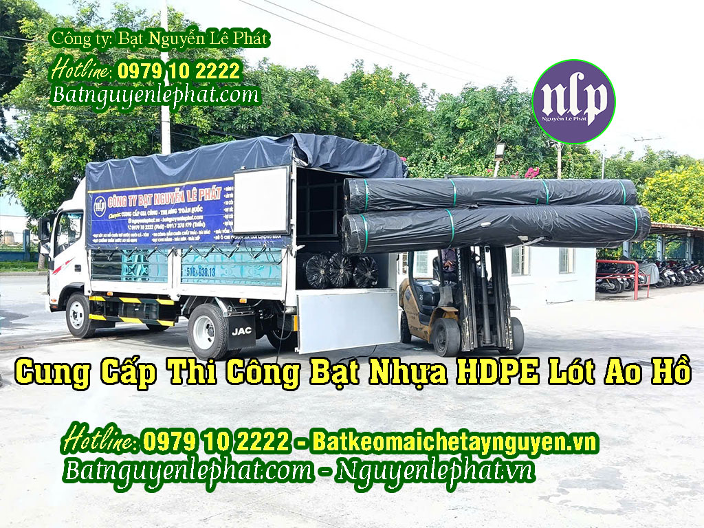 Cung cấp màng bạt nhựa chống thấm nước HDPE