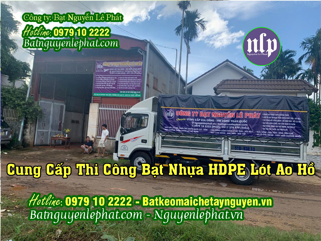 Công ty cung cấp màng bạt nhựa HDPE lót ao hồ