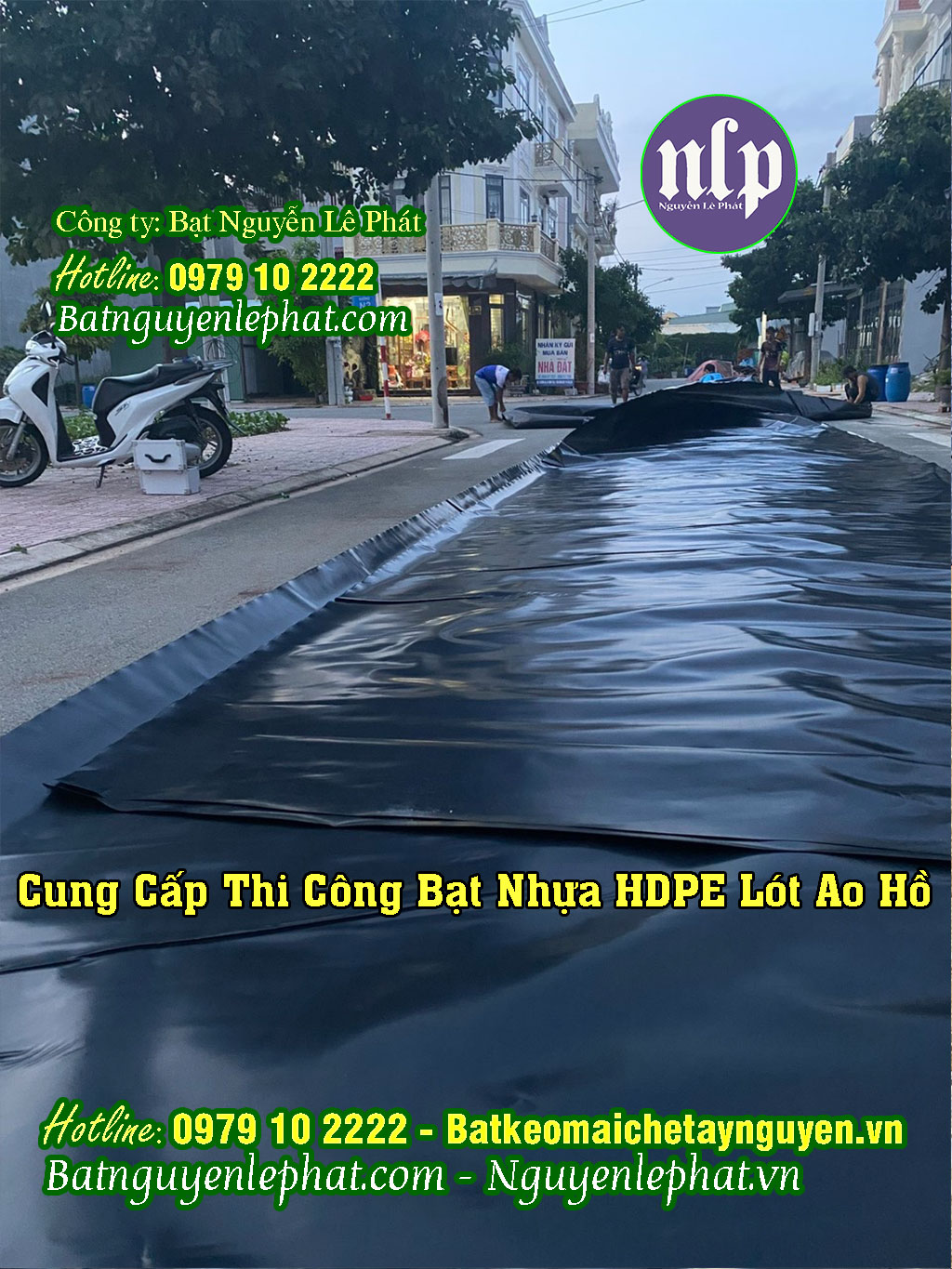 Báo giá màng bạt lót hồ chứa nước HDPE