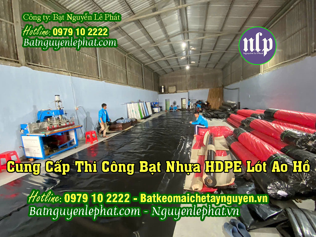 Báo giá thi công bạt nhựa HDPE