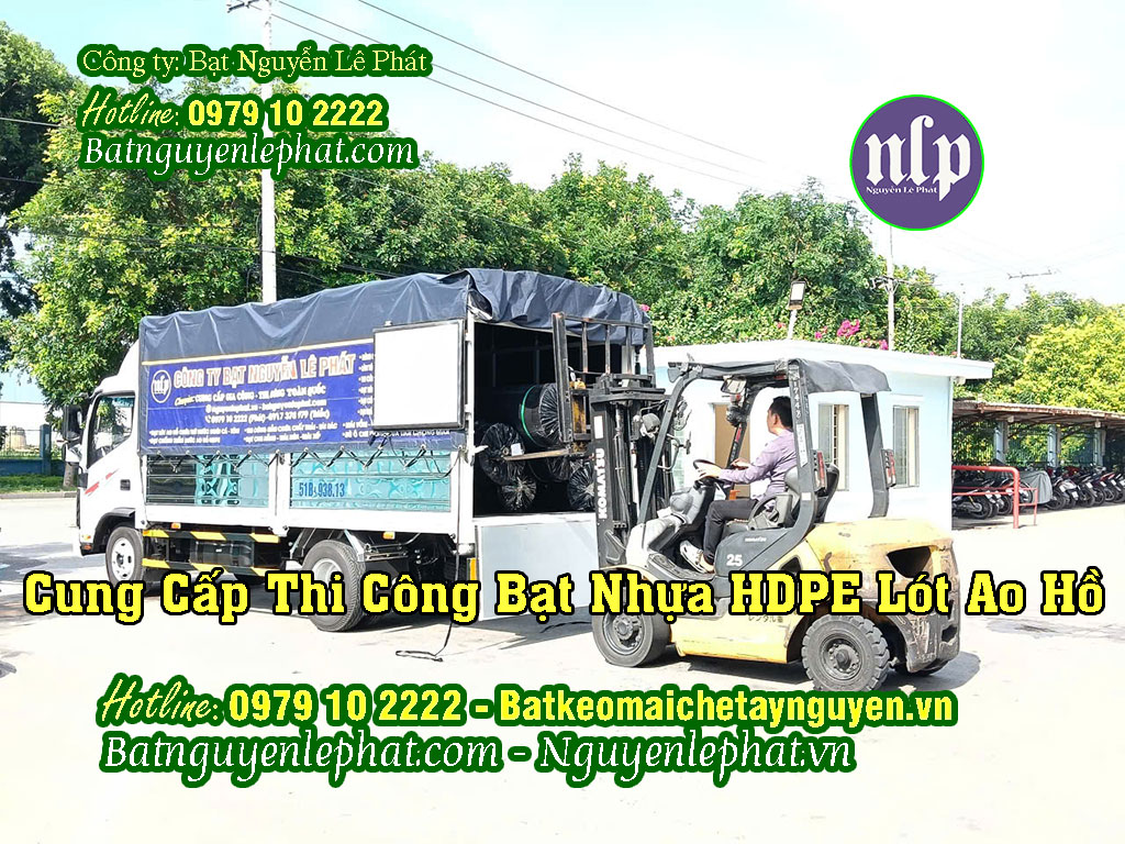 Cung cấp màng bạt nhựa HDPE chứa nước tưới cây
