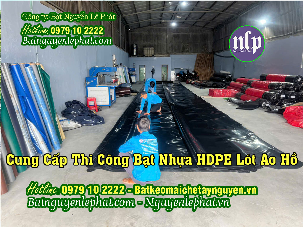 Báo giá màng bạt nhựa HDPE chống thấm nước tại Kon Tum